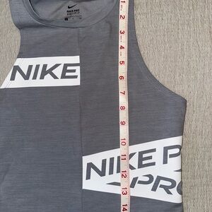 Nike Pro Dri-FIT Gray Sleeveless Top